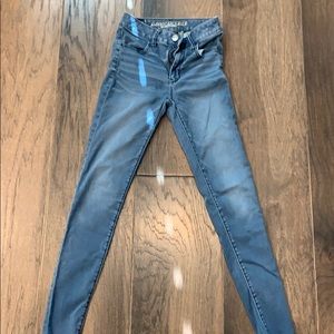 Blue Jeans (super super stretch X) American eagle